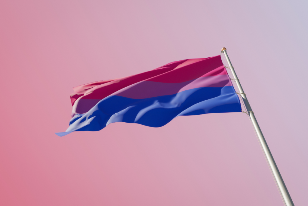 flaga biseksualistów