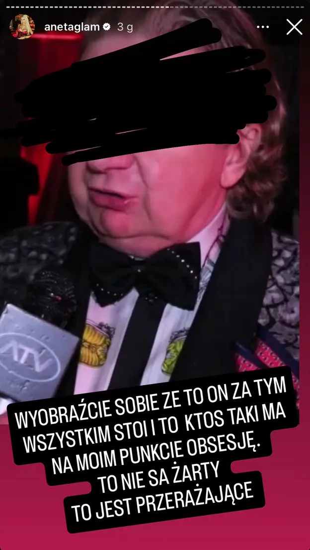 Aneta Glam twierdzi, że partner Caroline Derpienski próbował ją poderwać: "On ma obsesję. [...] Dwa lata temu go odtrąciłam!"