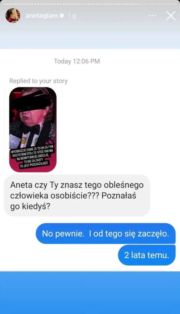 Aneta Glam twierdzi, że partner Caroline Derpienski próbował ją poderwać: "On ma obsesję. [...] Dwa lata temu go odtrąciłam!"