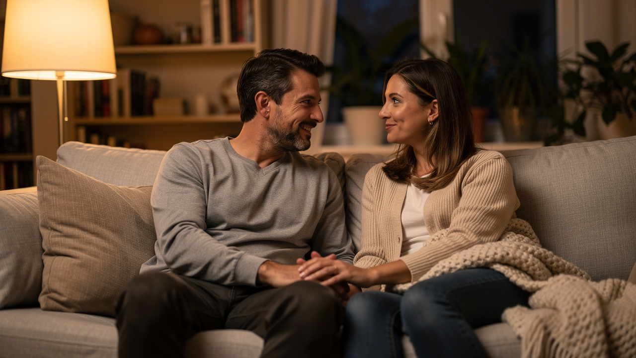 Para w szczerym dialogu budująca bliskość