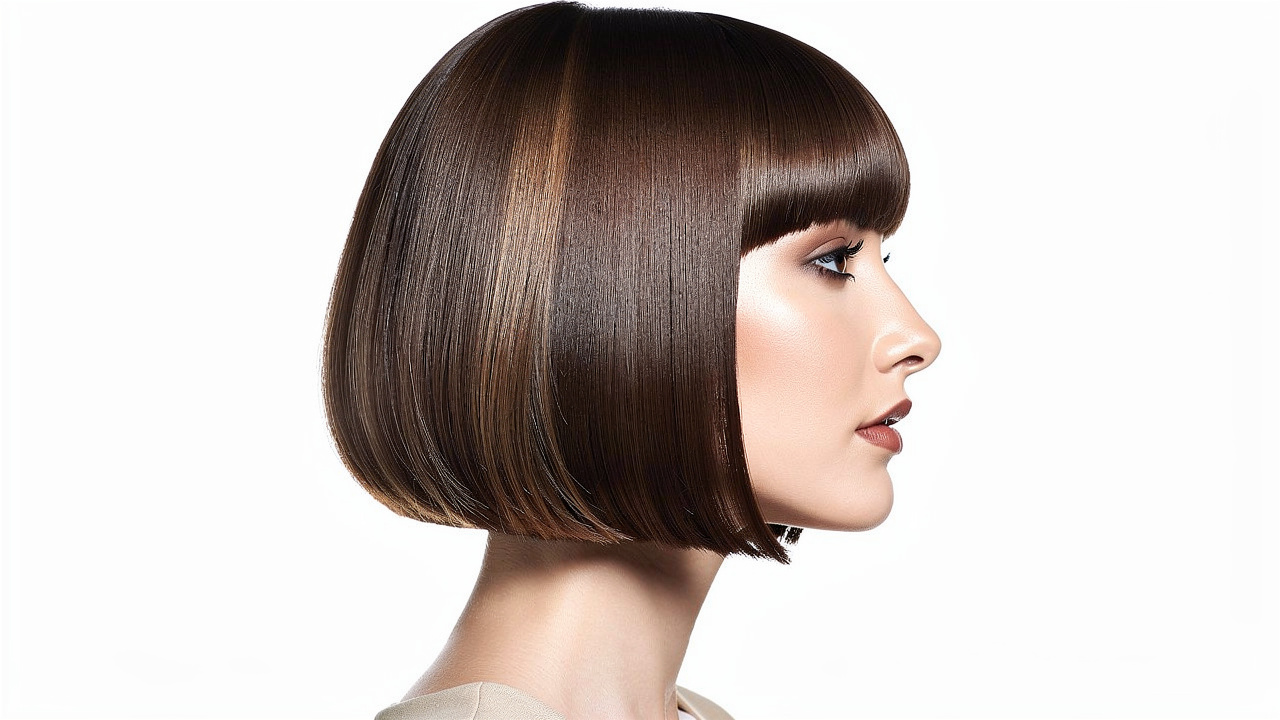 Klasyczna fryzura bob do podbródka